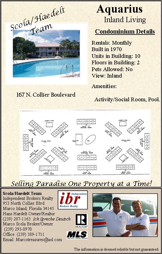 Aquarius Condos Marco Island Florida Marco Island Real Estate